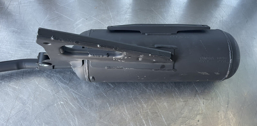 Yamaha 3D100 Exhaust Muffler Matte Black NEW! FREE SHIPPING!