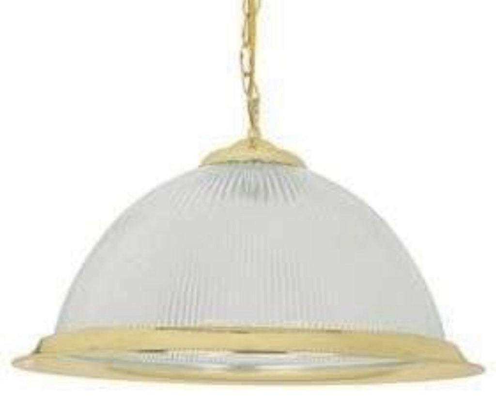 Sunset Lighting F9630-10 Pendant Gold & Clear NEW IN BOX! FREE SHIPPING!