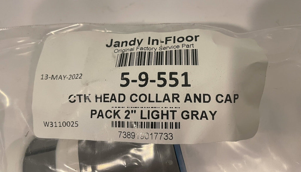 Jandy 5-9-551 Zodiak Caretaker Cleaning Head & Cap 2” Light Gray NEW! SHIPS FREE