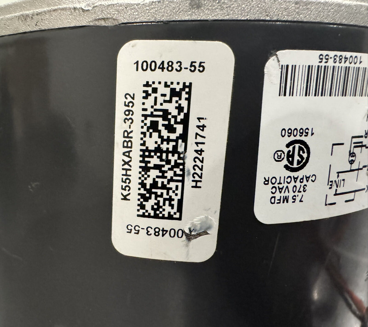 100483-55 Fan Motor For Lennox 1/5HP 208-230V 825 RPM US Motors K55HXABR-3952