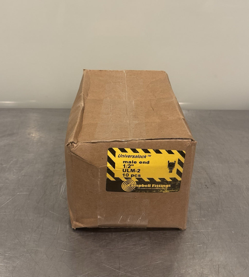 Campbell Fittings ULM-2 Universalock Male End 1/2" NEW IN BOX! DEALS ON 10 PACK!