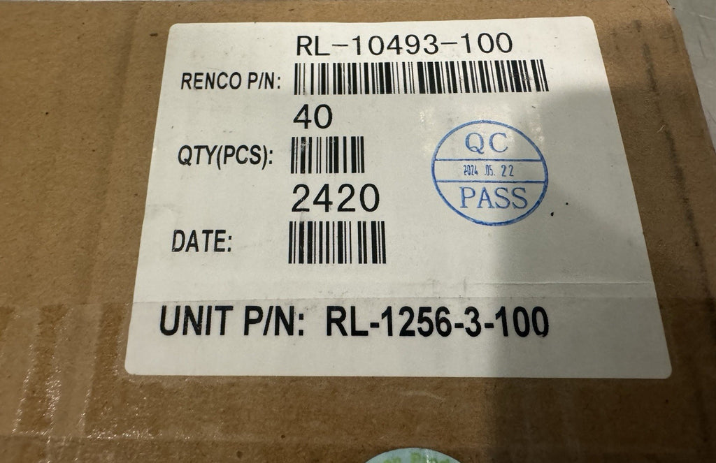 Renco Electronics RL-1256-3-100 Inductor Choke Coil PACK OF 40 NEW! SHIPS FREE!