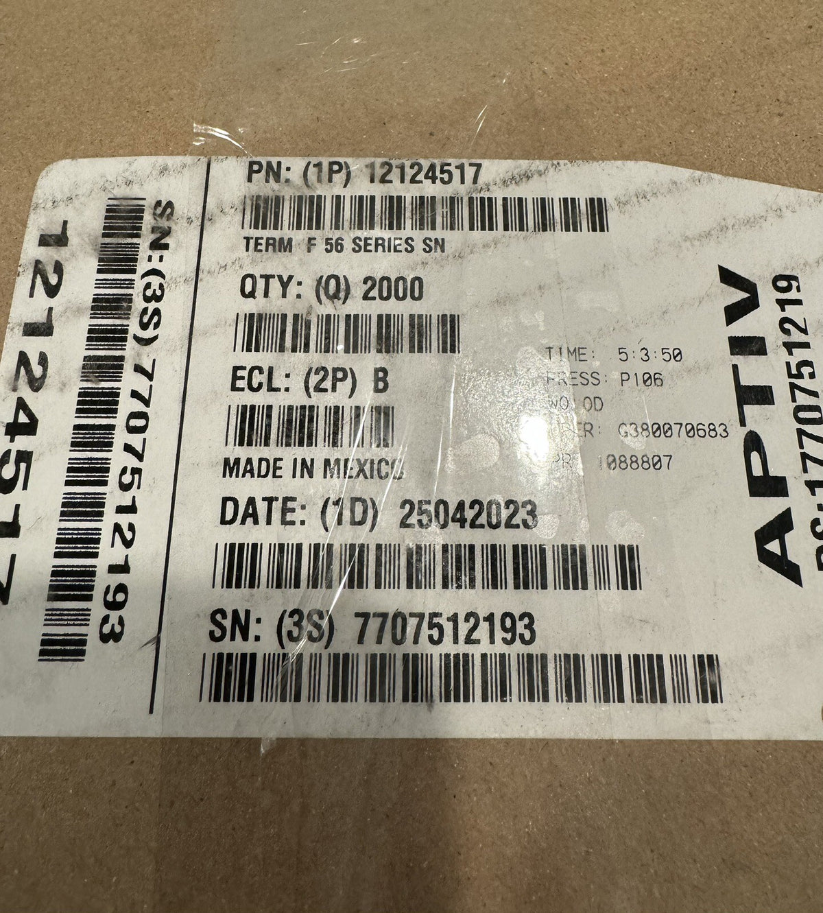 Aptiv 12124517 Automotive Electrical Connector 2000 PACK NEW! FREE SHIPPING!