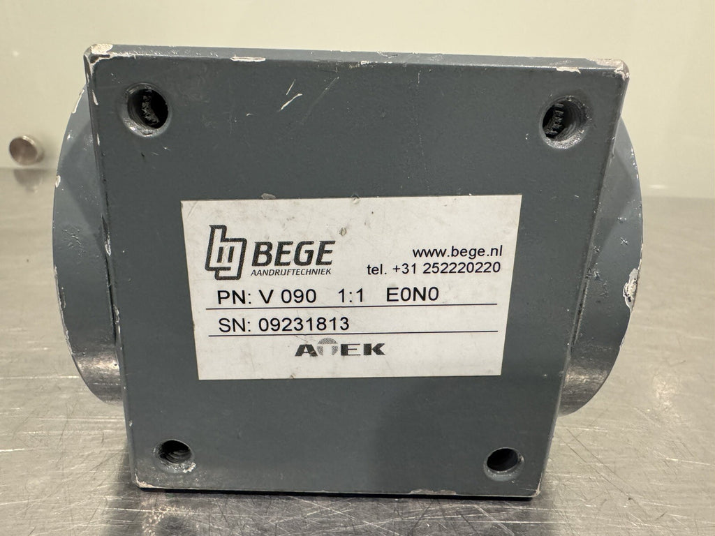 Atek V 090 1:1 E0N0 Bege Gear Box Reducer 1:1 Ratio NEW! FREE SHIPPING!