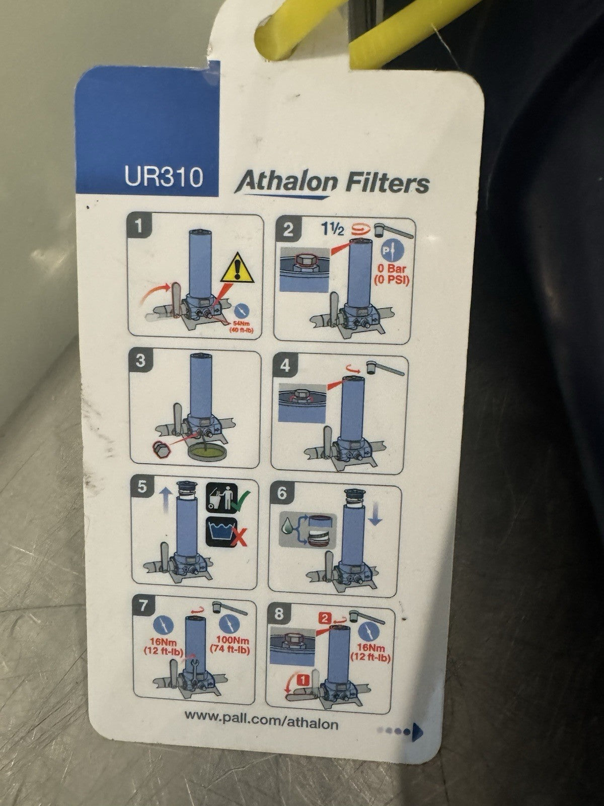 Pall UR310A3220ZG Athalon Filter Housing UR310 NEW! FREE SHIPPING!