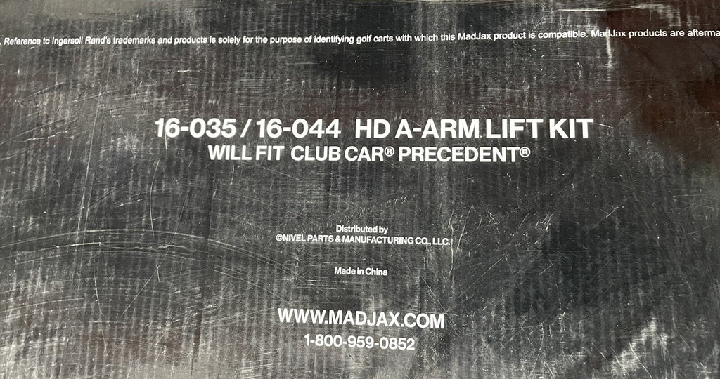 Madjax 16-035 HD A-Arm Lift Kit 6” For Club Car Precedent NEW! FREE SHIPPING!