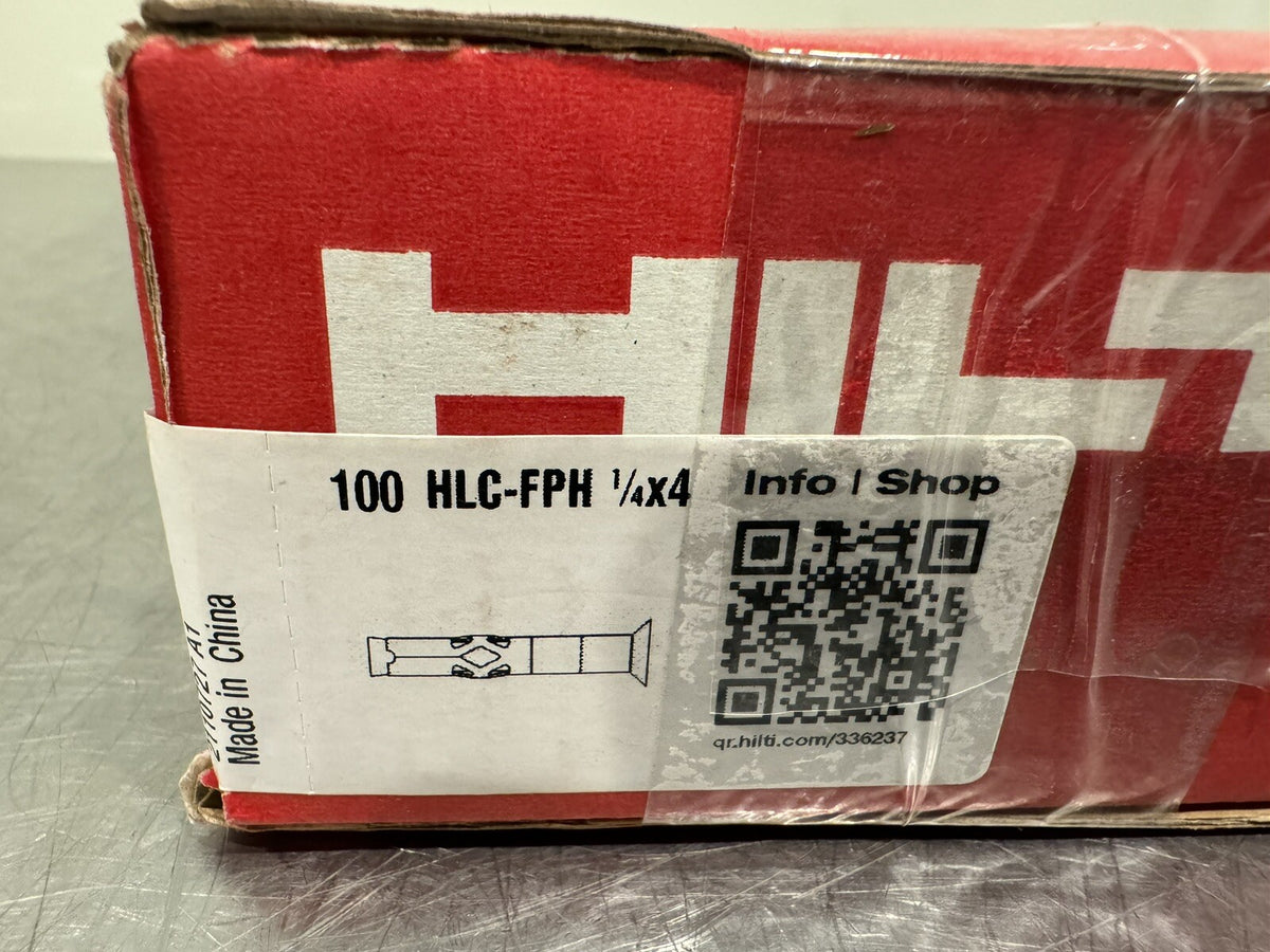 Hilti 336237 HLC Sleeve Anchor HLC-FPH 1/4x4 100 PACK NEW IN BOX! FREE SHIPPING!
