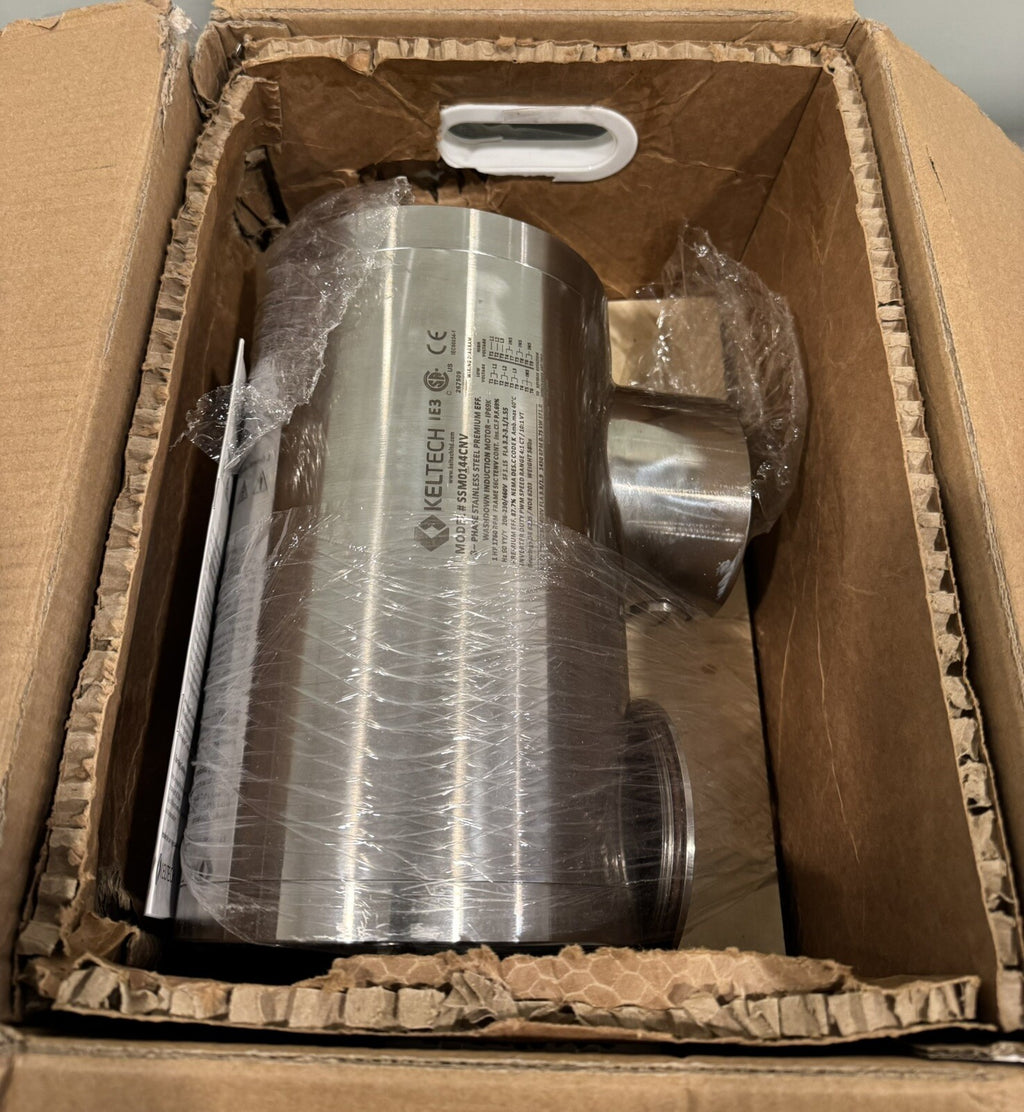 Keltech SSM0144CNV Washdown Motor 1HP 208-230/460V 1760 RPM NEW IN BOX!