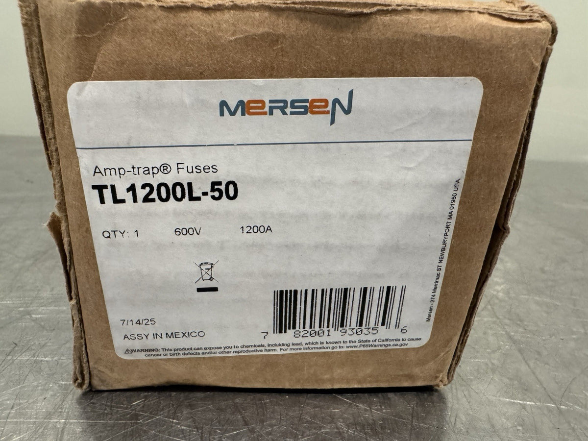 Mersen TL1200L-50 Test Limiter 600V 1200 Amp Ferraz Shawmut NEW! SHIPS FREE!