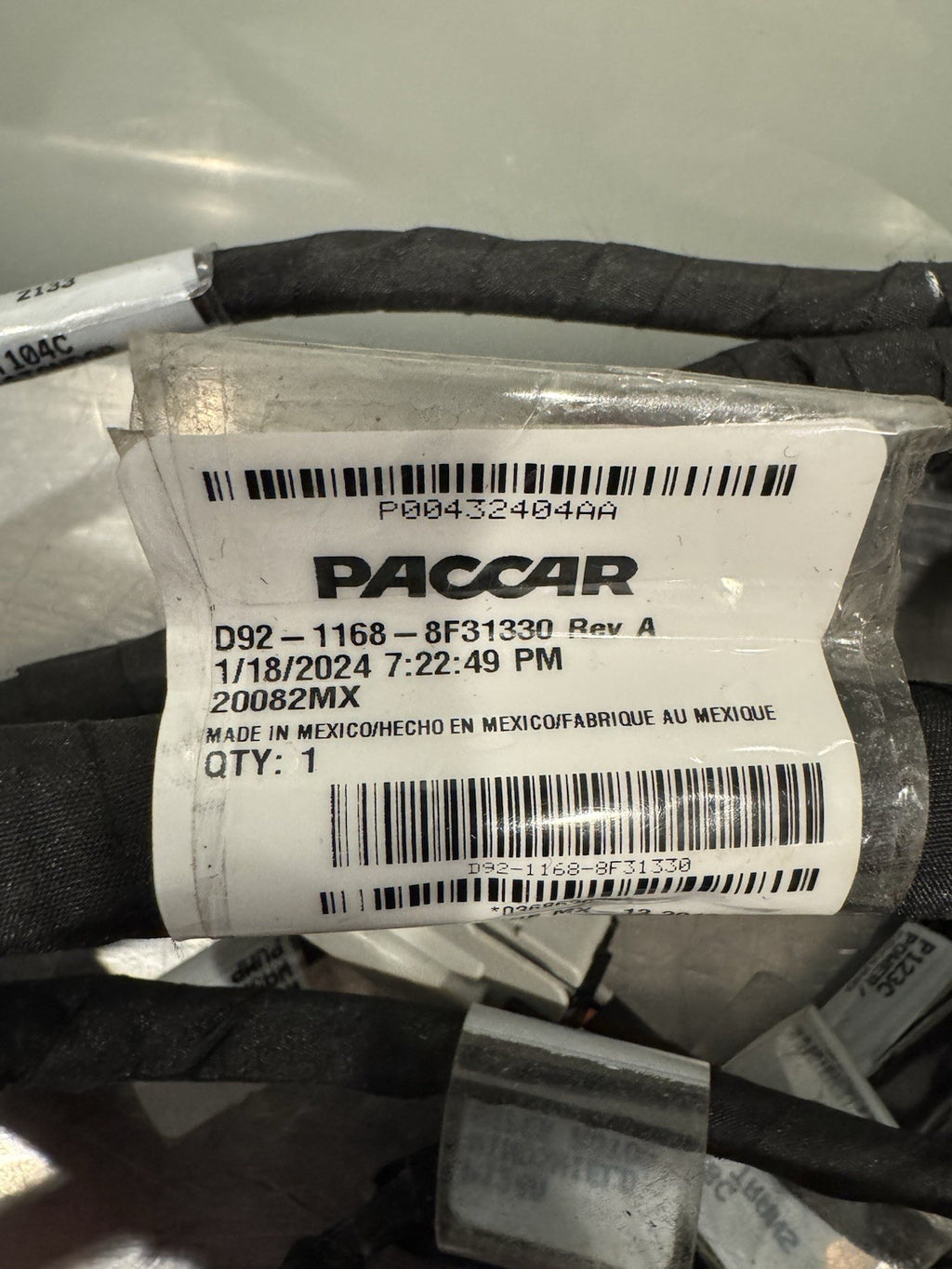 Paccar D92-1168-8F31330 Peterbilt Engine Harness MX-13 NEW! FREE SHIPPING!