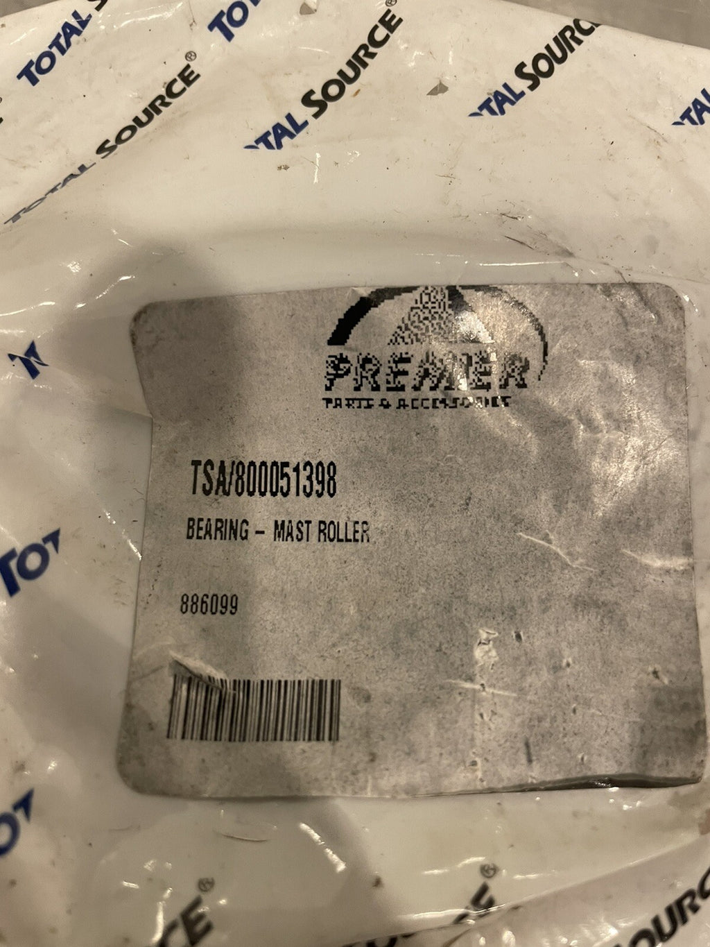 Total Source 800051398 Mast Roller Bearing NEW! FREE SHIPPING!