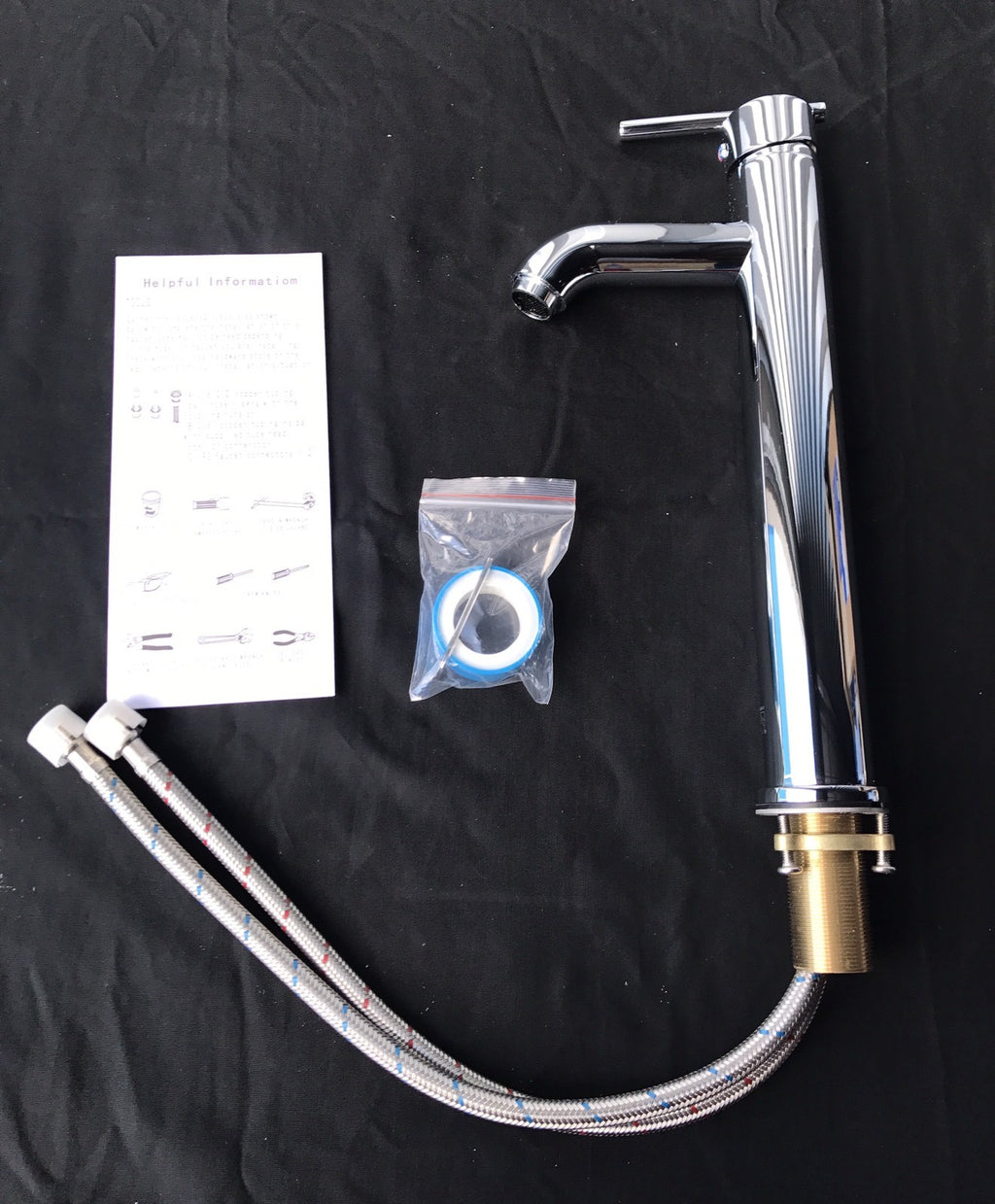 Single Handle Lavatory Faucet 2811-01 Chrome Single Hole Bathroom NEW IN BOX