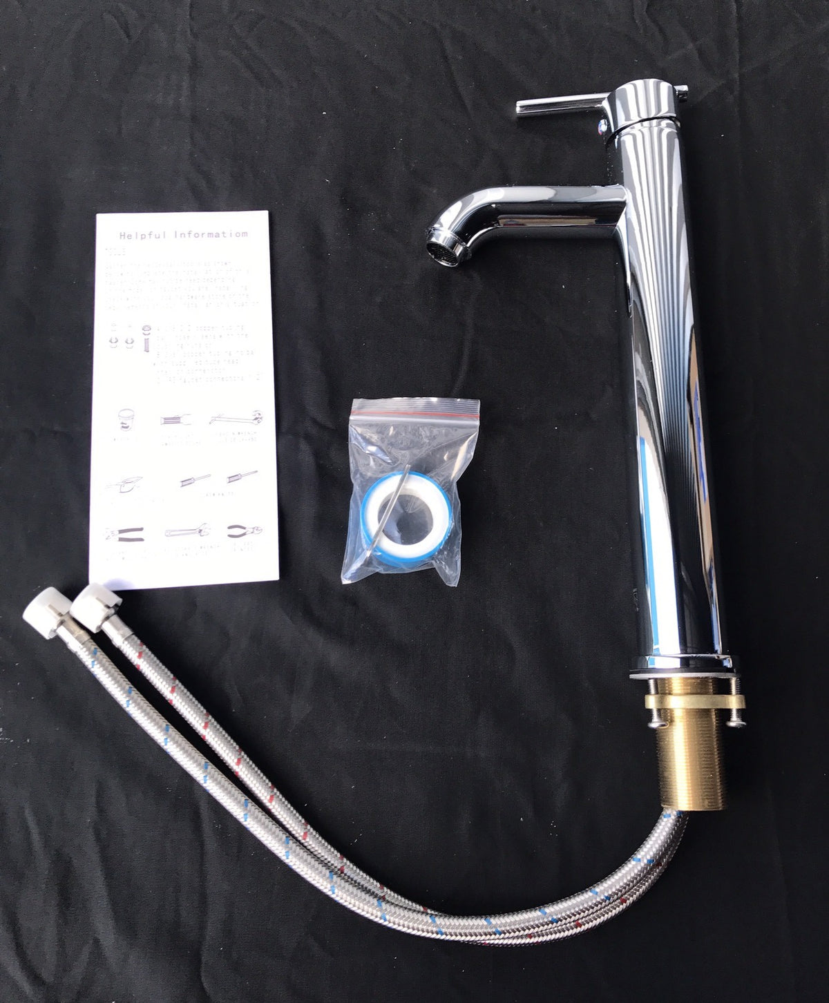 Single Handle Lavatory Faucet 2811-01 Chrome Single Hole Bathroom NEW IN BOX