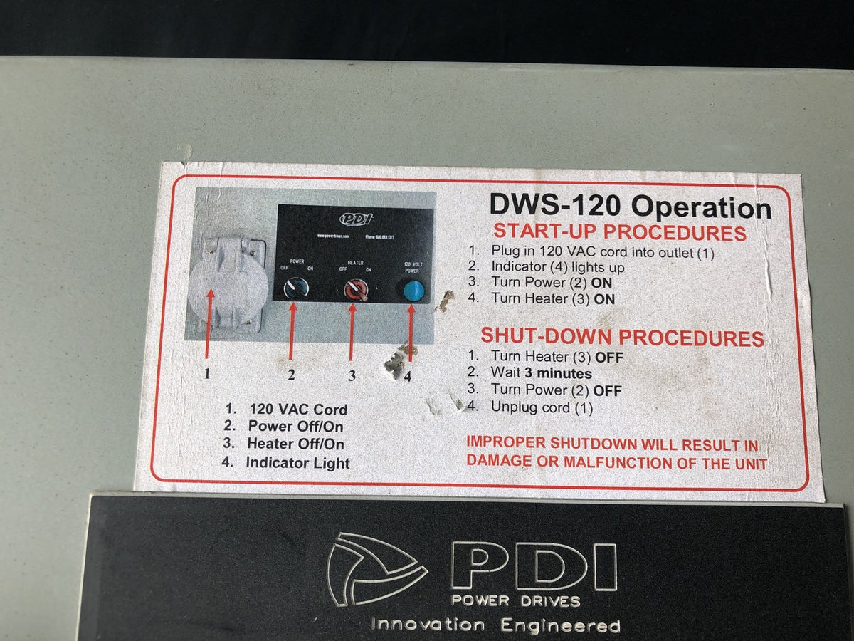 PDI DWS-120 Control Box Control Center NEW! FREE SHIPPING!