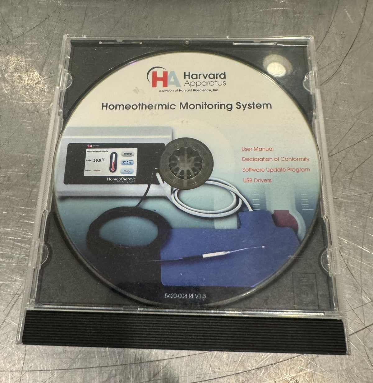 Harvard Aparatus Homeothermic Monitoring Controller W/ Pad  NEW! FREE SHIPPING!