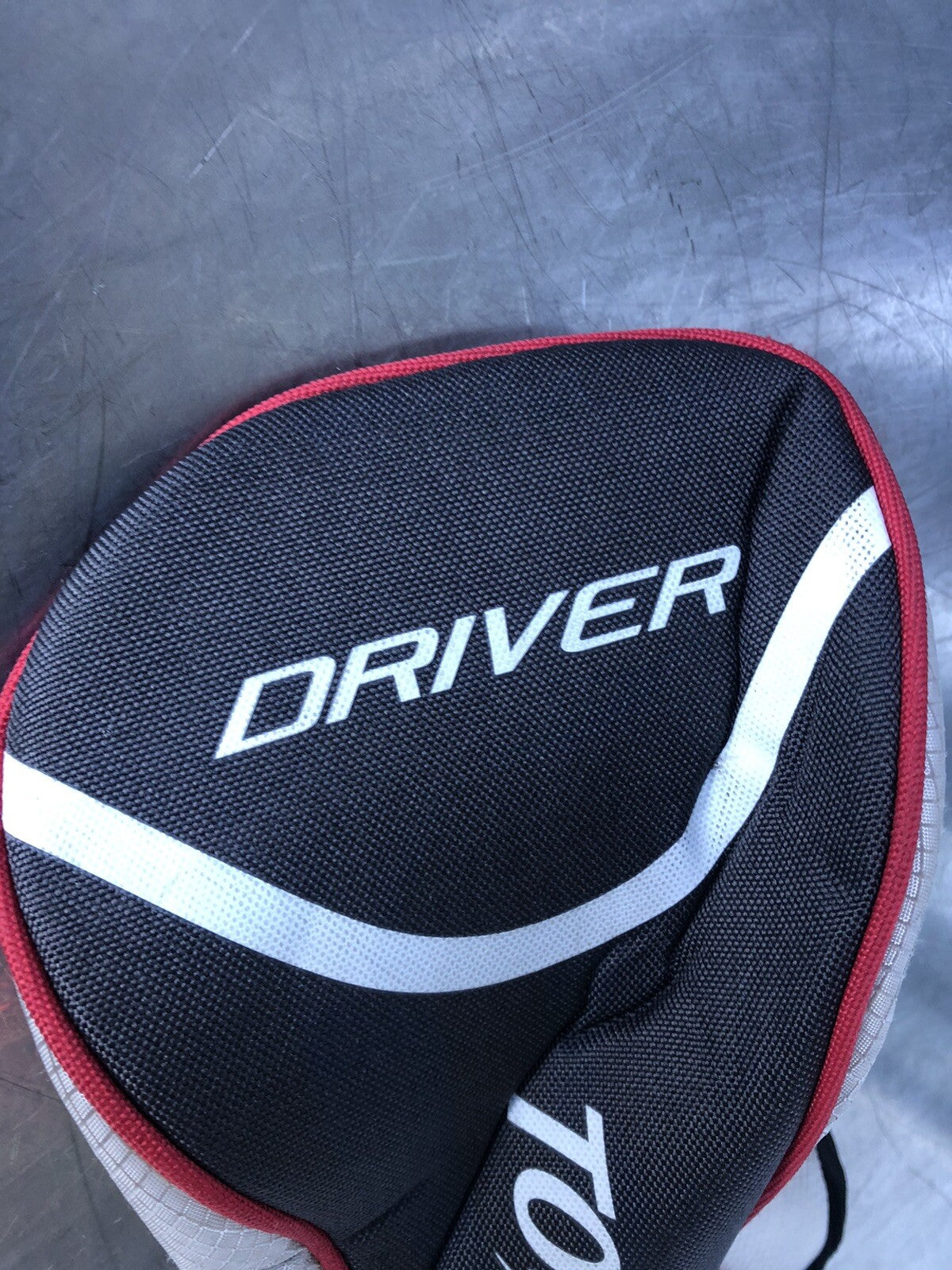 Top Flite Driver Headcover Red & Grey NEW! FREE SHIPPING!!