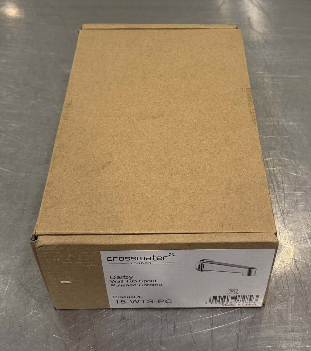 Crosswater 15-WTS-PC Darby Tub Wall Spout Polished Chrome NEW IN BOX! SHIPS FREE