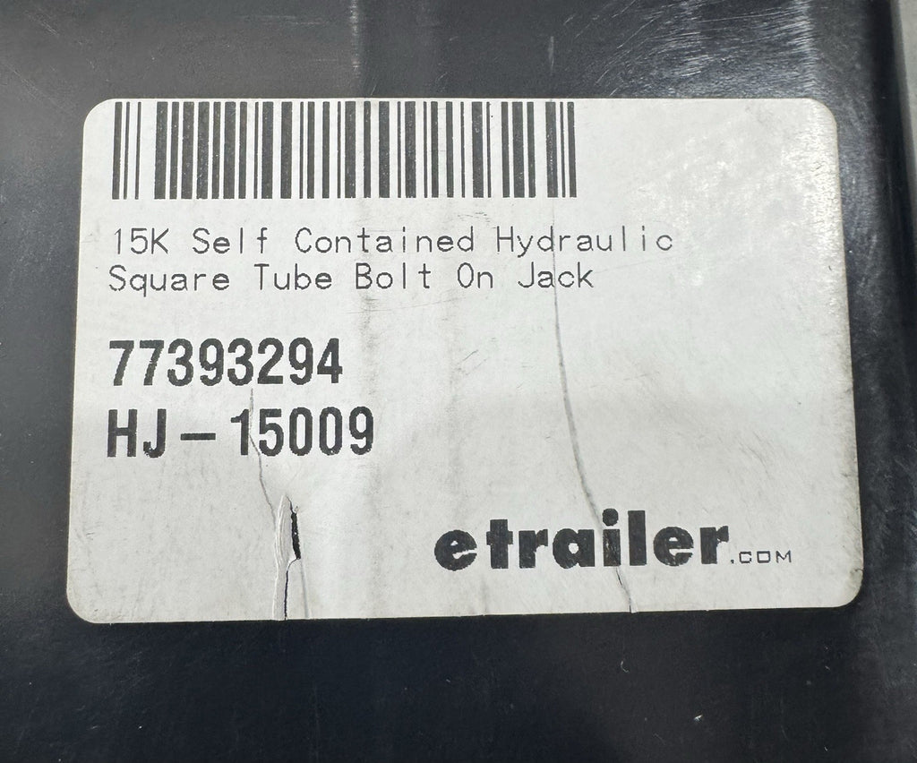 77393294 eTrailer HJ-15009 15K Hydraulic Trailer Jack Leg Bolt On NEW SHIPS FREE