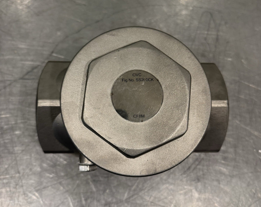 OVC SS200CK 3” Cast Stainless Steel Swing Check Valve Threaded NEW! SHIPS FREE!