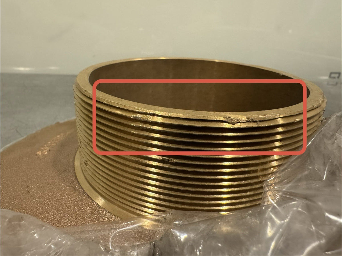 Jay R Smith A08PB Drain Cover Assembly NEW! DAMAGED THREADS! SHIPS FREE!