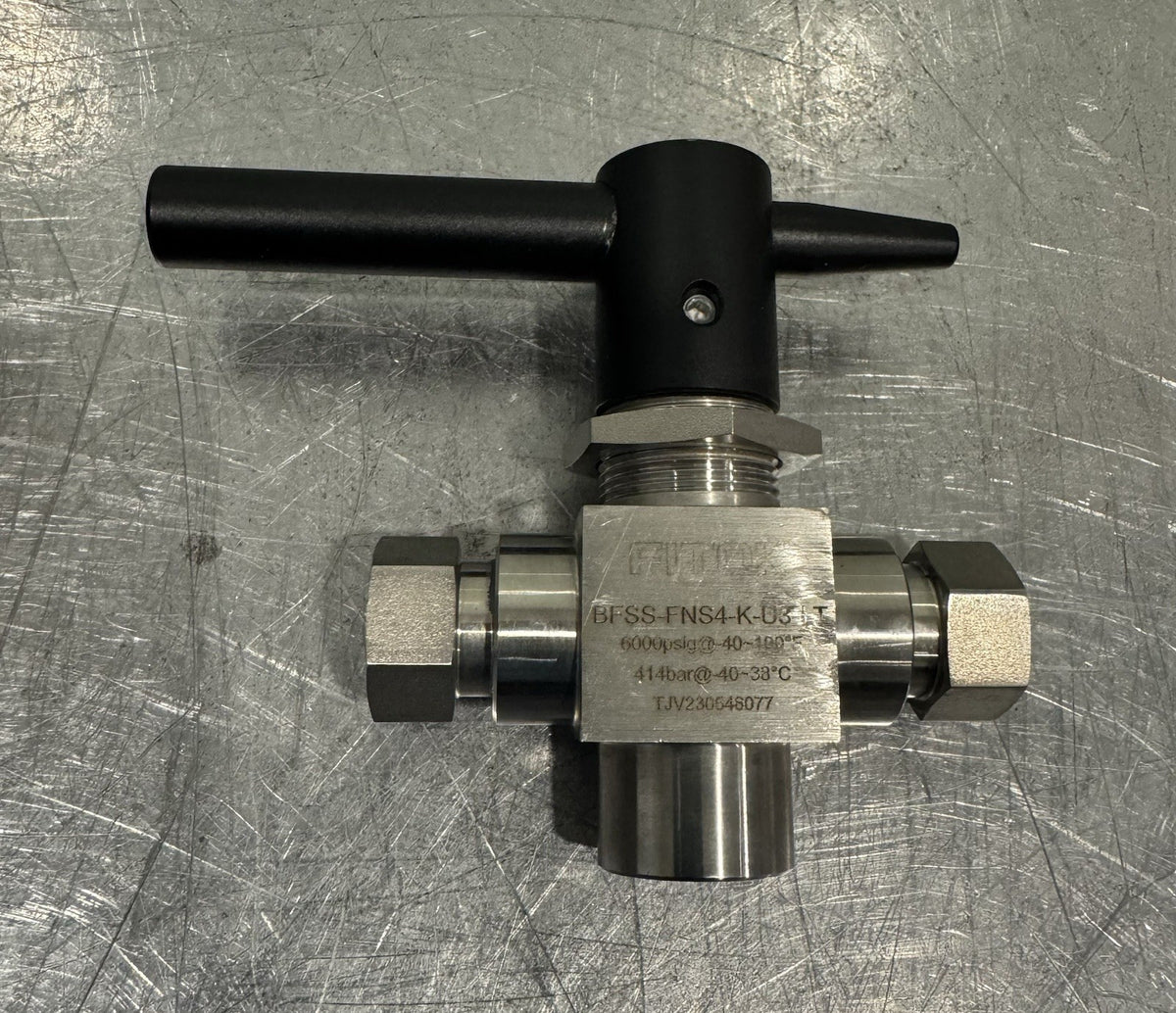 Fitok BFSS-FNS4-K-U3-LT Trunnion Ball Valve NEW IN BOX! FREE SHIPPING!
