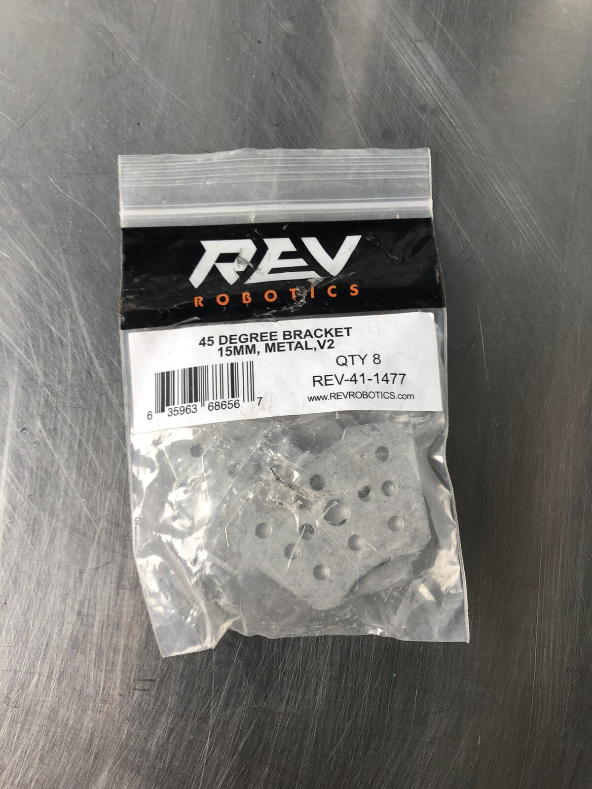 Rev Rev-41-1477 8 PACK 15mm Metal 45 Degree Bracket V2 NEW!! FREE SHIPPING!