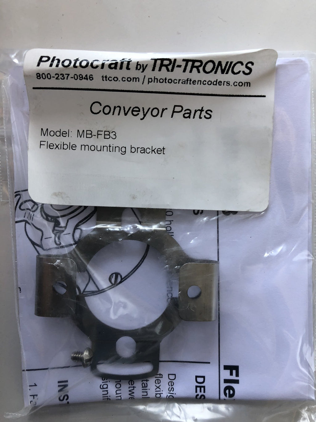 Photocraft Tri-Tronics HS20.5-P.125AJ/8-30S3 Prgrmble HS20 Hollow Shaft Encoder