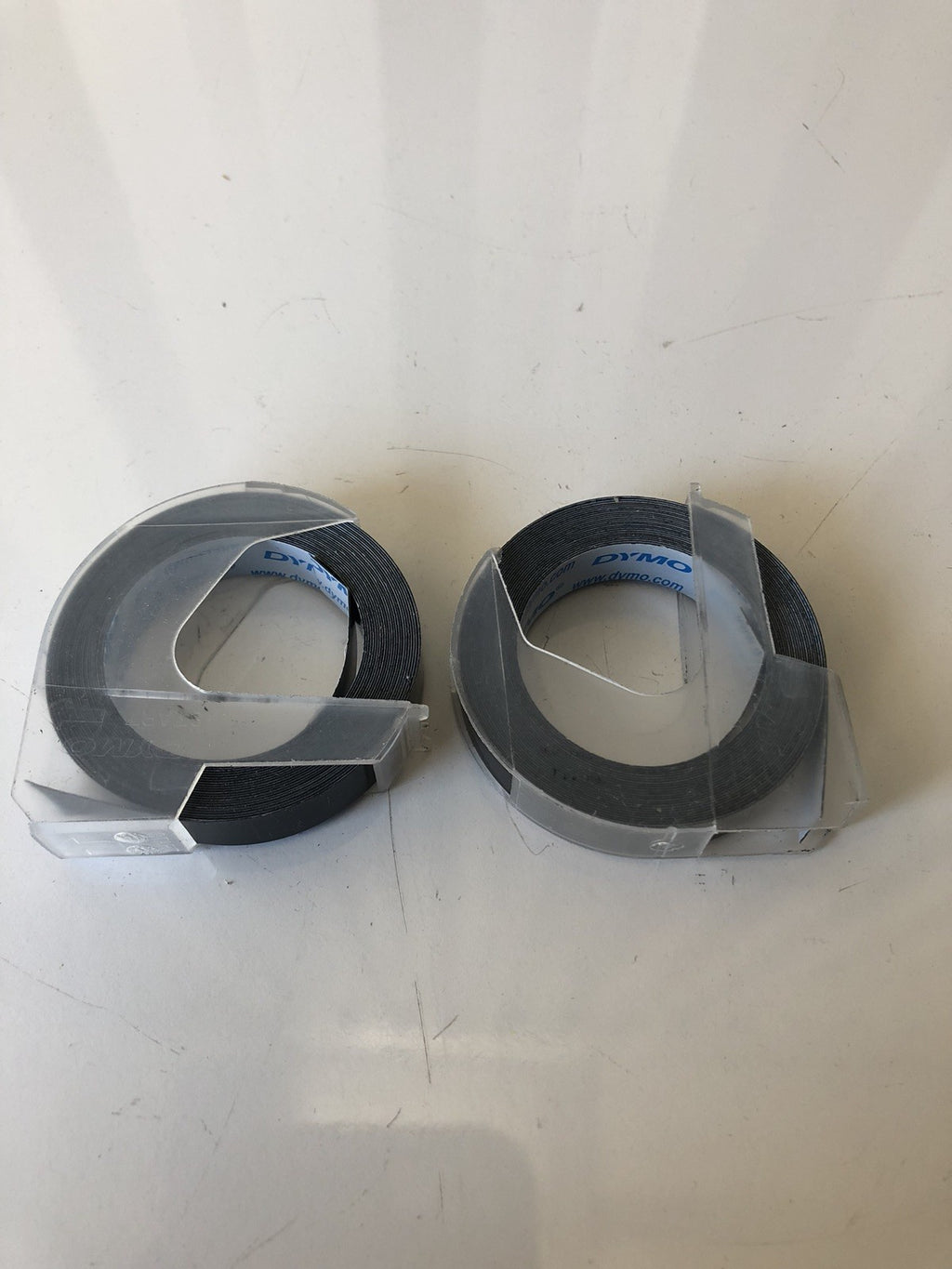 Dymo Vinyl Tape Rolls Black Set Of 2 NEW