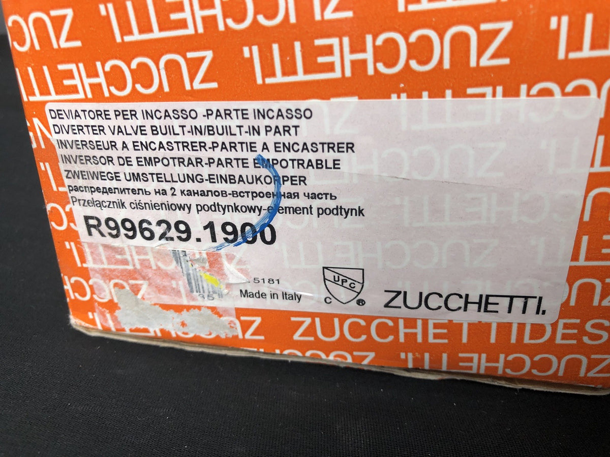 Zucchetti R99629.1900 Rough In Shower Valve NEW IN BOX FREE SHIPPING!!!