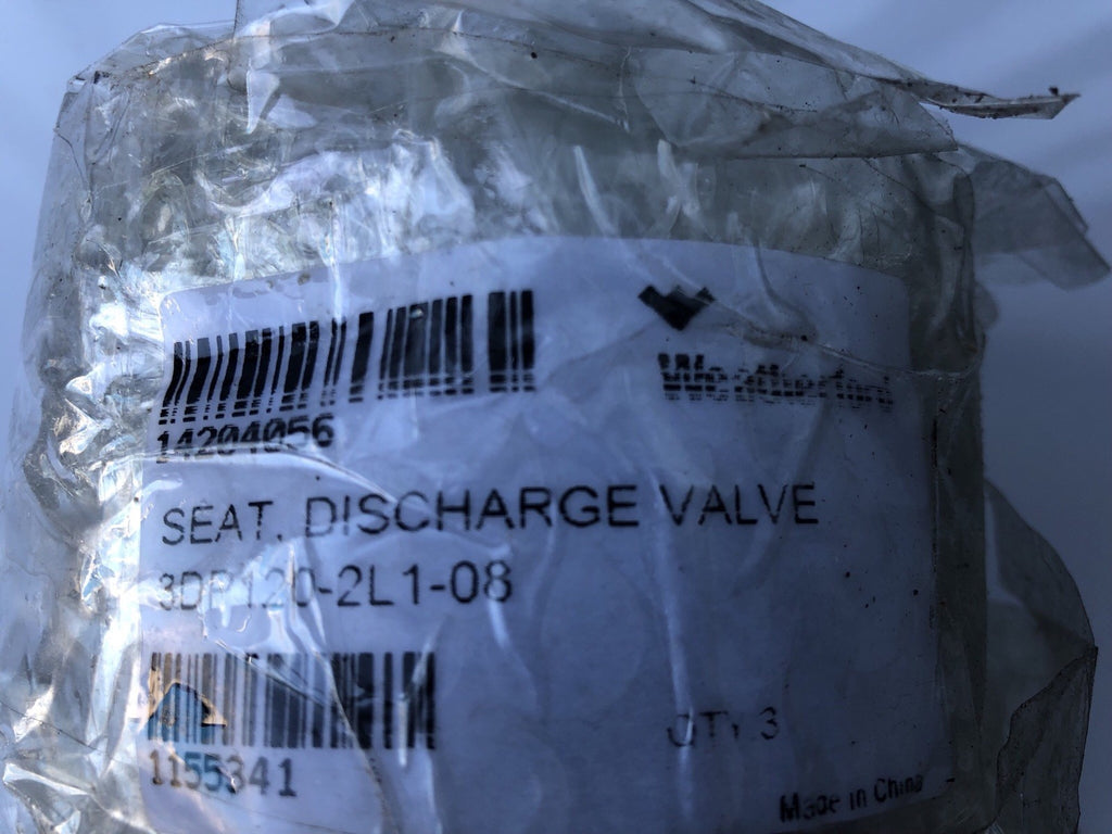 Weatherford Discharge Valve Seat 3DP120-2L1-08 1155341 NEW