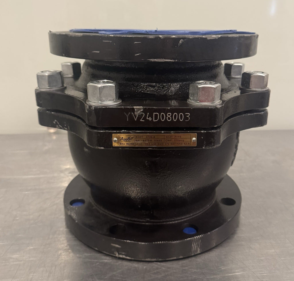Apollo A126-B 6" Ball Valve Flanged PTFE Ball & Stem 304SS 200PSIG NEW!