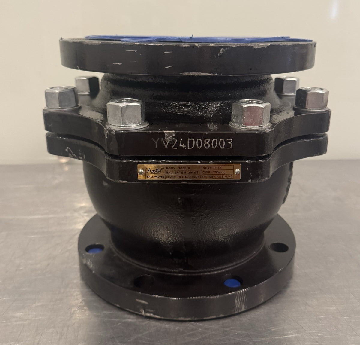 Apollo A126-B 6" Ball Valve Flanged PTFE Ball & Stem 304SS 200PSIG NEW!