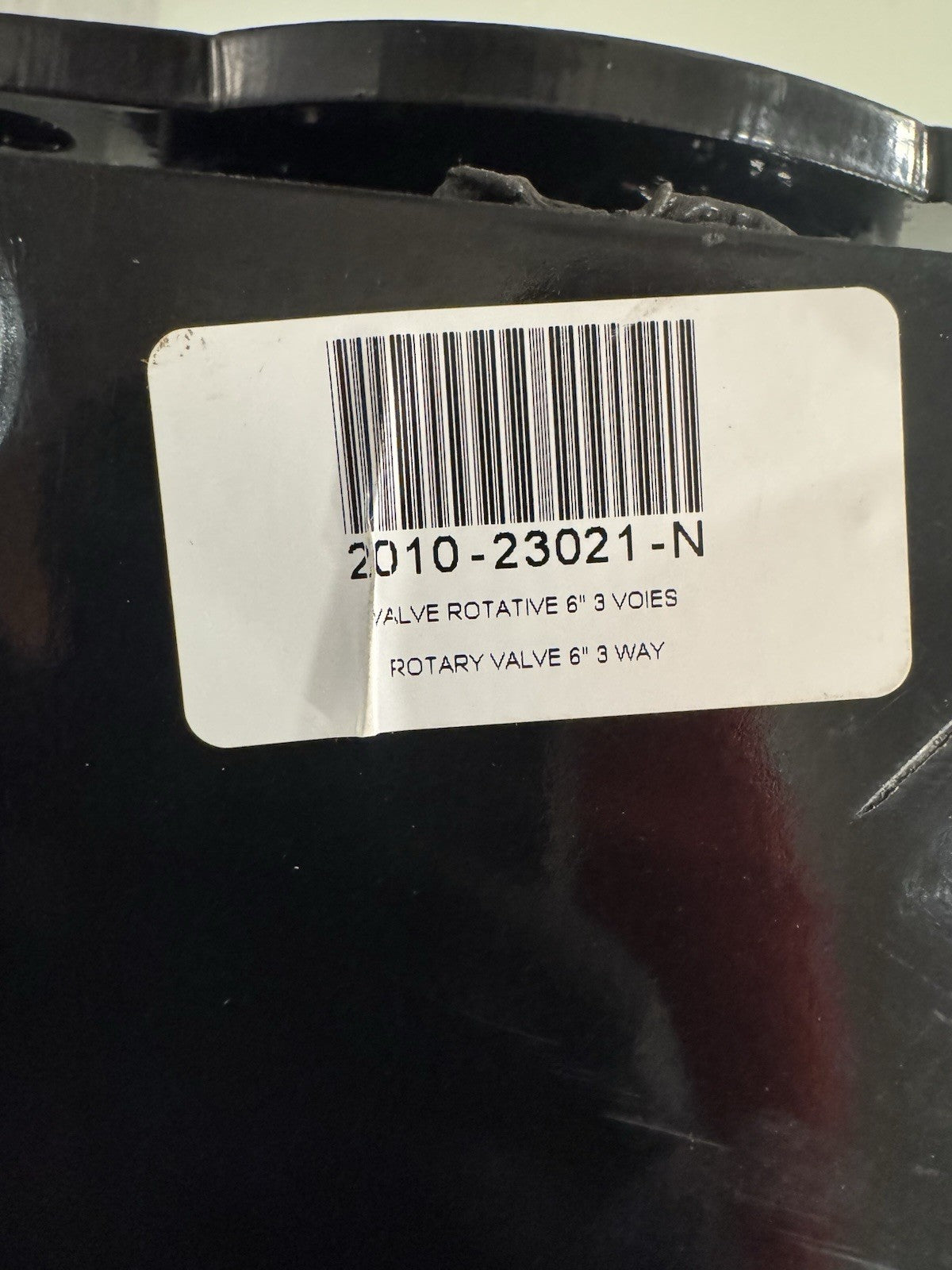 2010-23021-N 3-Way Flanged Rotary Valve 6" NEW! FREE SHIPPING!