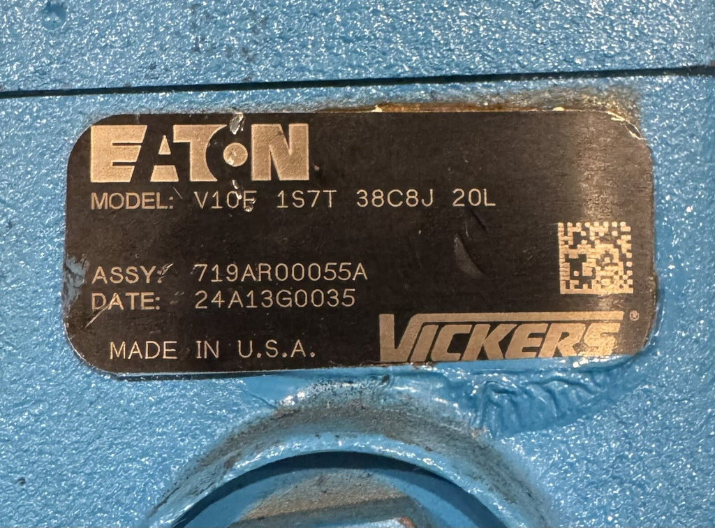 Eaton 719AR00055A Hydraulic Vane Pump V10F1S7T38C8J20L NEW! FREE SHIPPING!