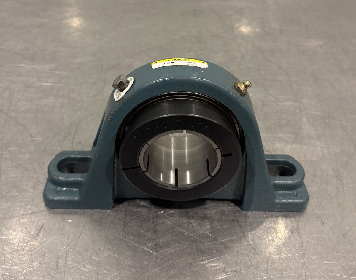 Dodge 128449 Pillow Block Bearing 2-3/16” Bore 2 Bolt P2B-DLAH-203 NEW!