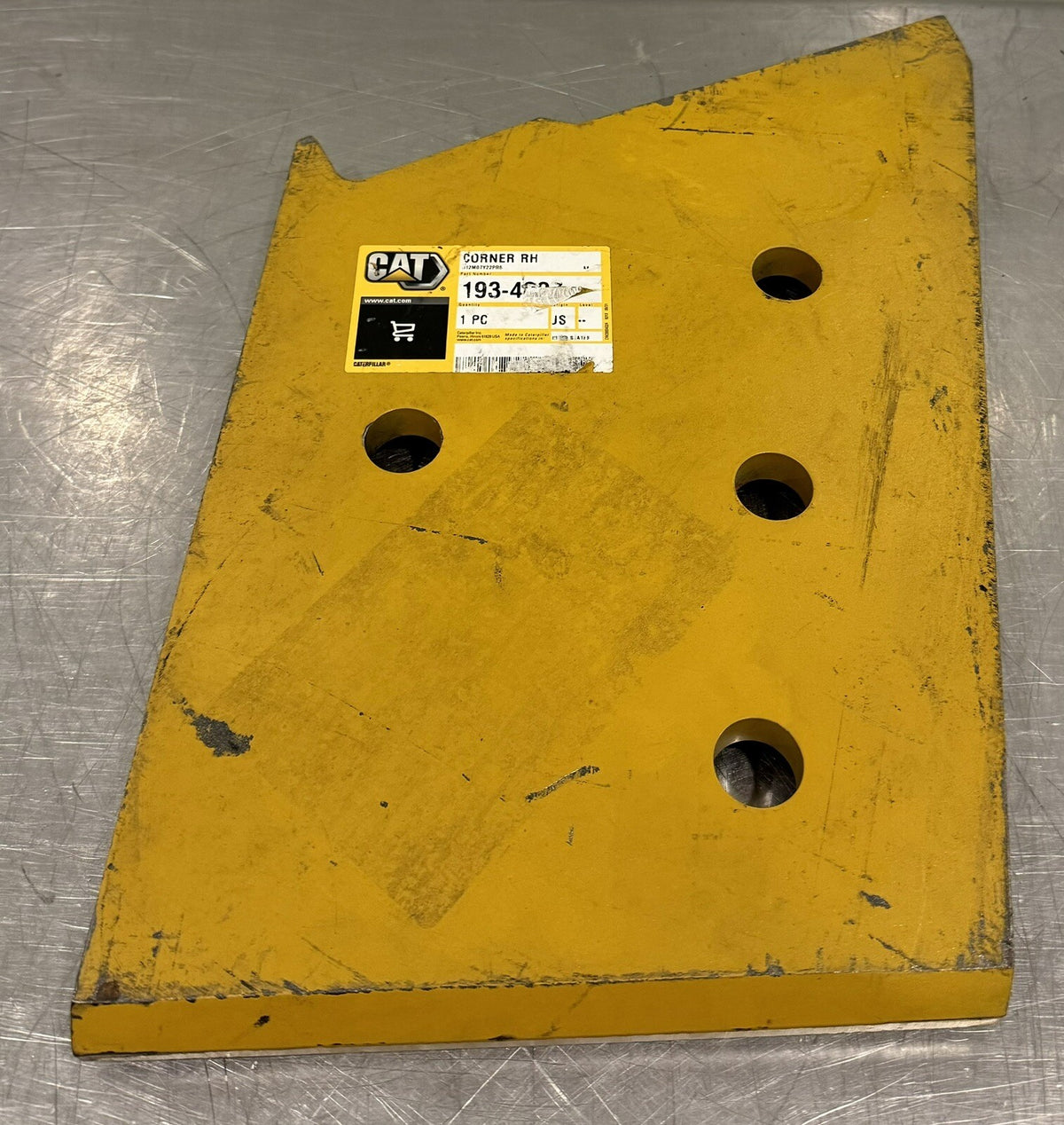 Caterpillar 193-4027 Genuine CAT Sidebar Corner ASSY NEW! FREE SHIPPING!
