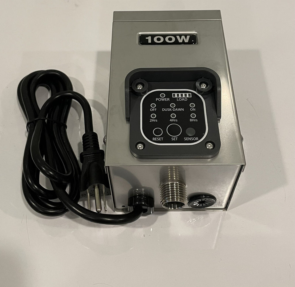 100W Stainless Steel Transformer Timer Lighting Landscape NEW! FREE SHIPPING