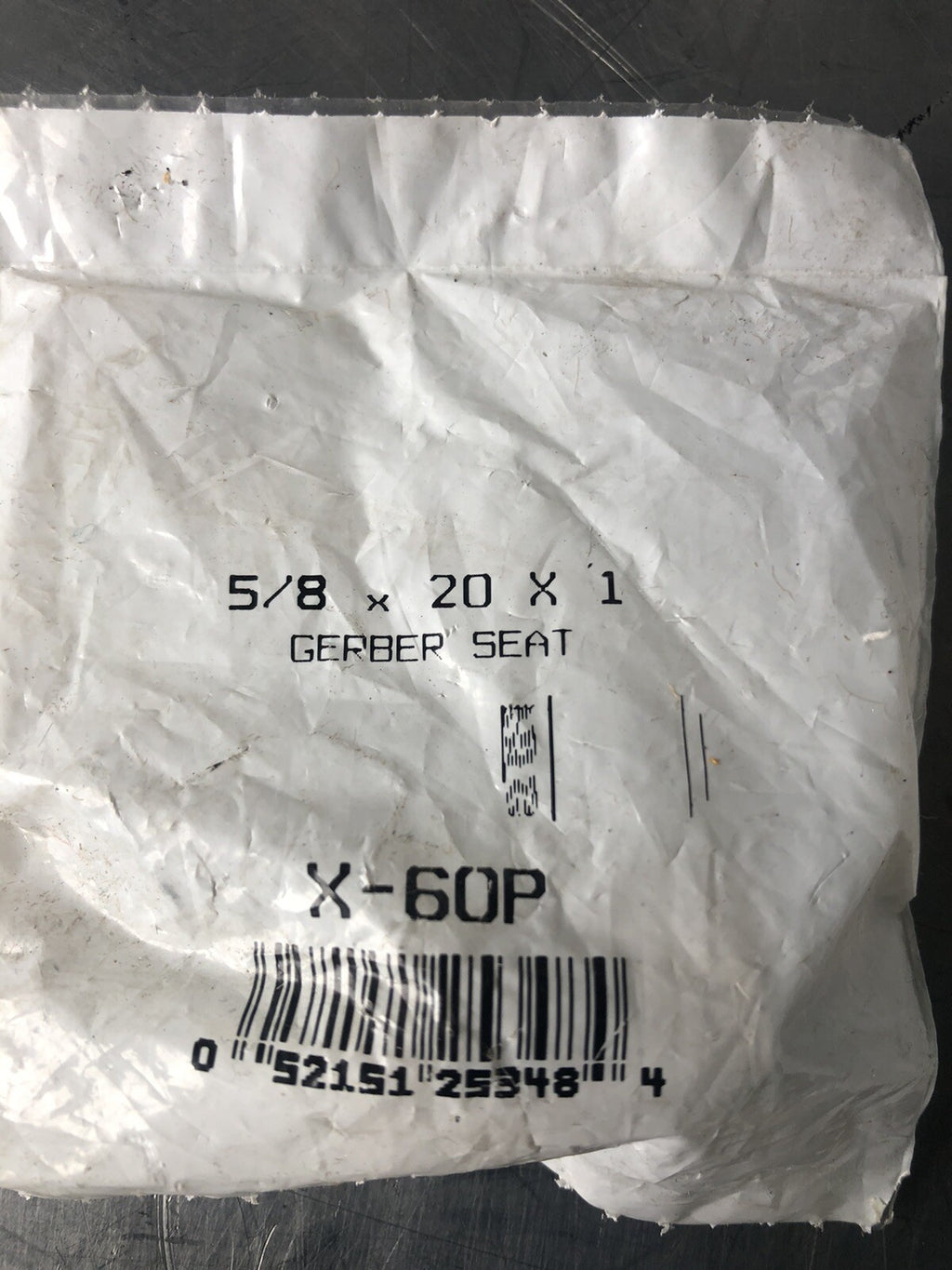 Larsen Supply Co. X-60P 5/8 X 20 X 1 Gerber Seat NEW! FREE SHIPPING!