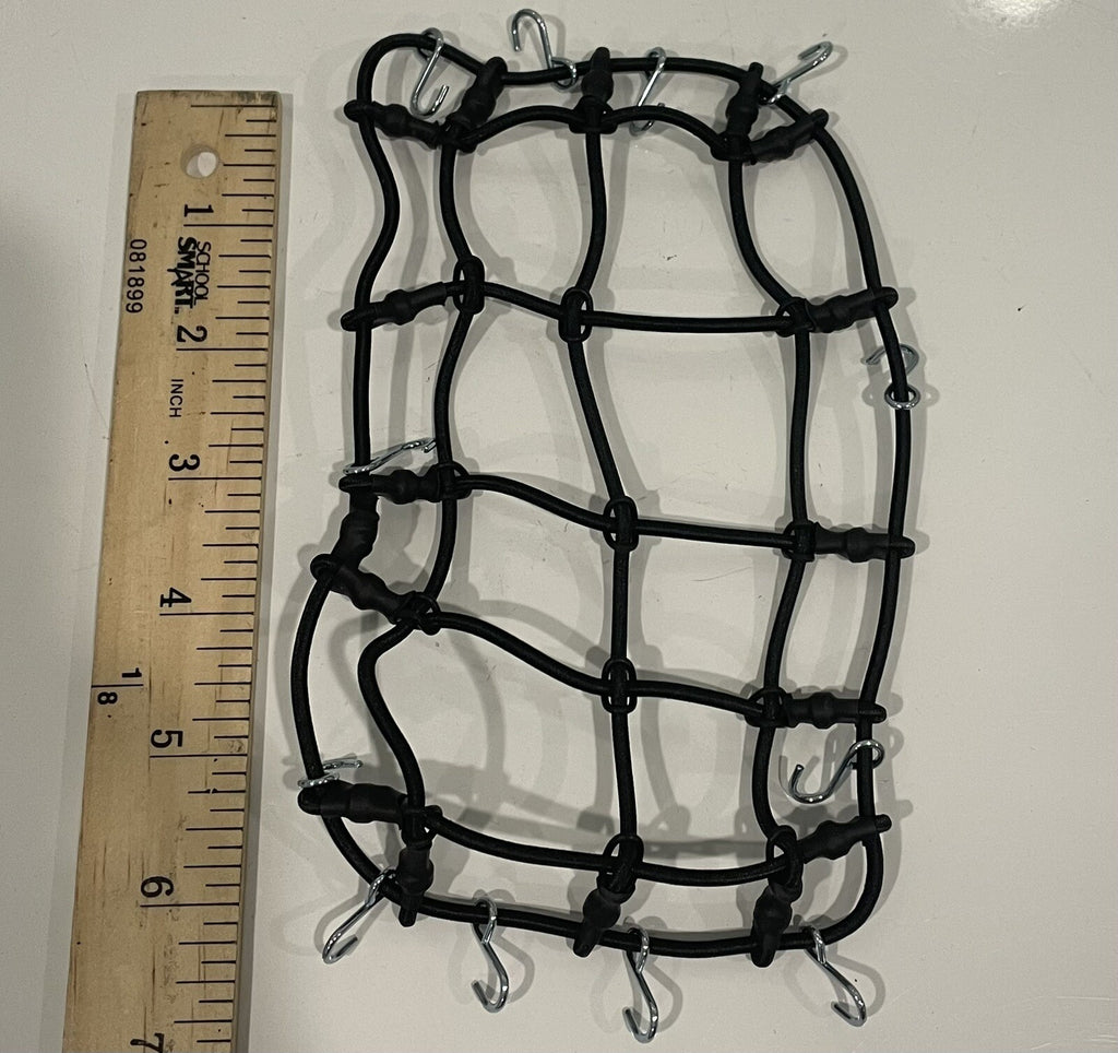 RC-FAST 1/10 RC Elastic Luggage Net Rooftop Cargo Net NEW! FREE SHIPPING!