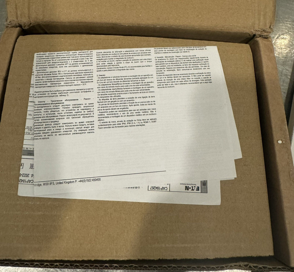 Eaton Crouse Hinds ADU113435 2” NPT X 2.5” NPT Nickel Plated Brass Fitting NEW!
