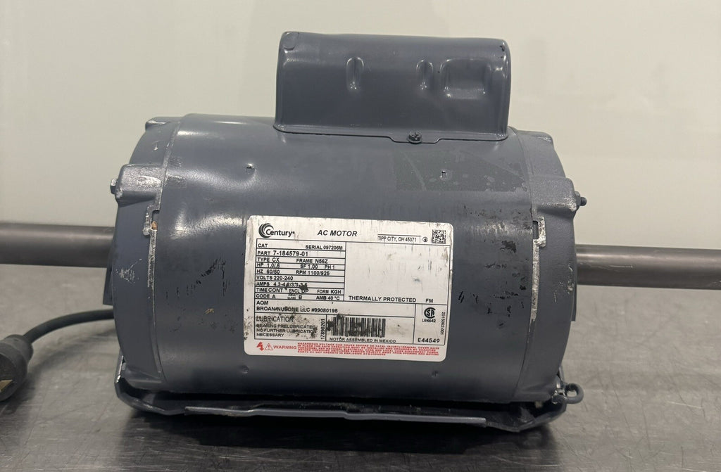 99080195 Century Motor 7-184579-01 For Broan Nutone NEW! FREE SHIPPING!