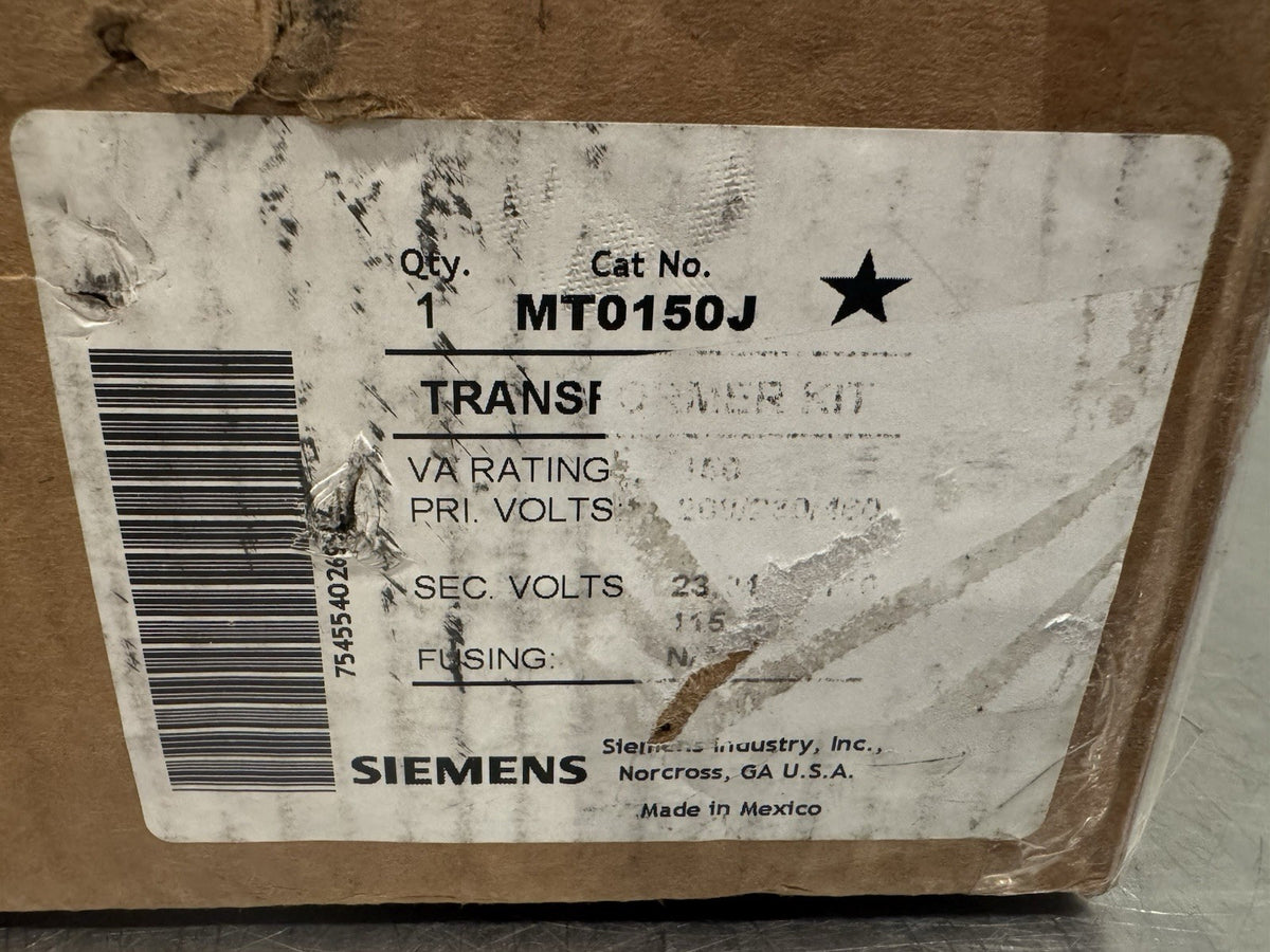 Siemens MT0150J Control Power Transformer NEW IN BOX! BROKEN PLASTIC! SHIPS FREE