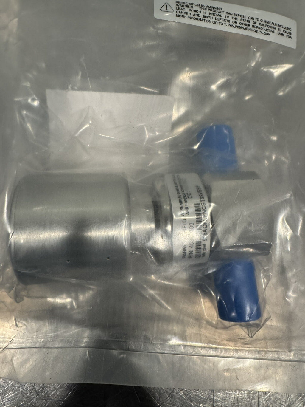 Parker 45300109 Veriflo 2-Way Diaphragm Valve 955AOPLPNCSTS8VESP NEW! SHIPS FREE