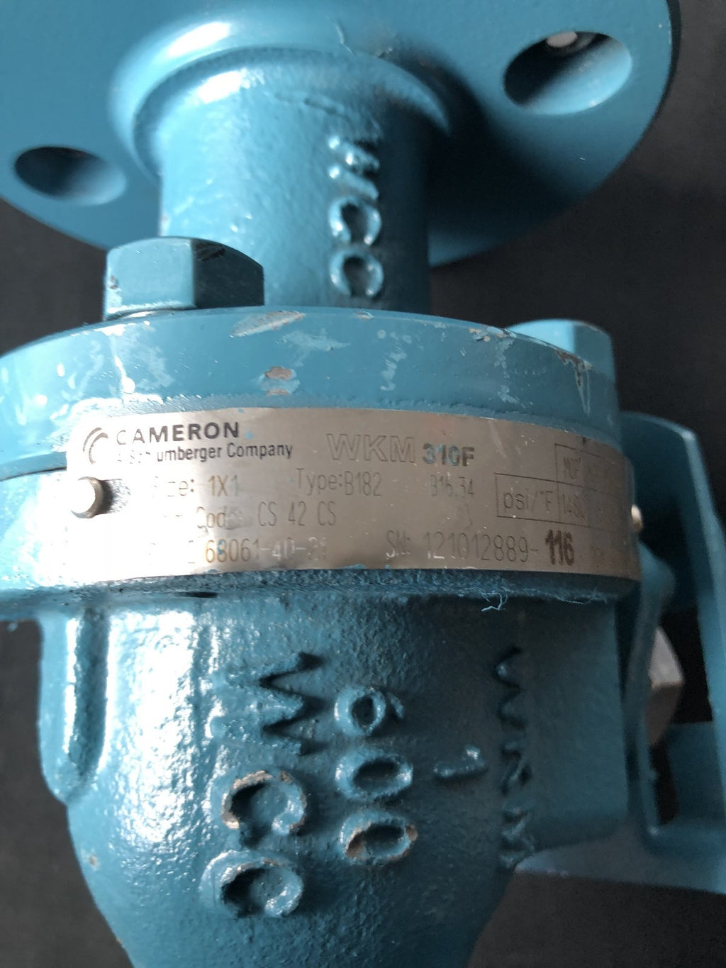 Cameron B182 Steel Flanged Ball Valve 1x1 310F NEW