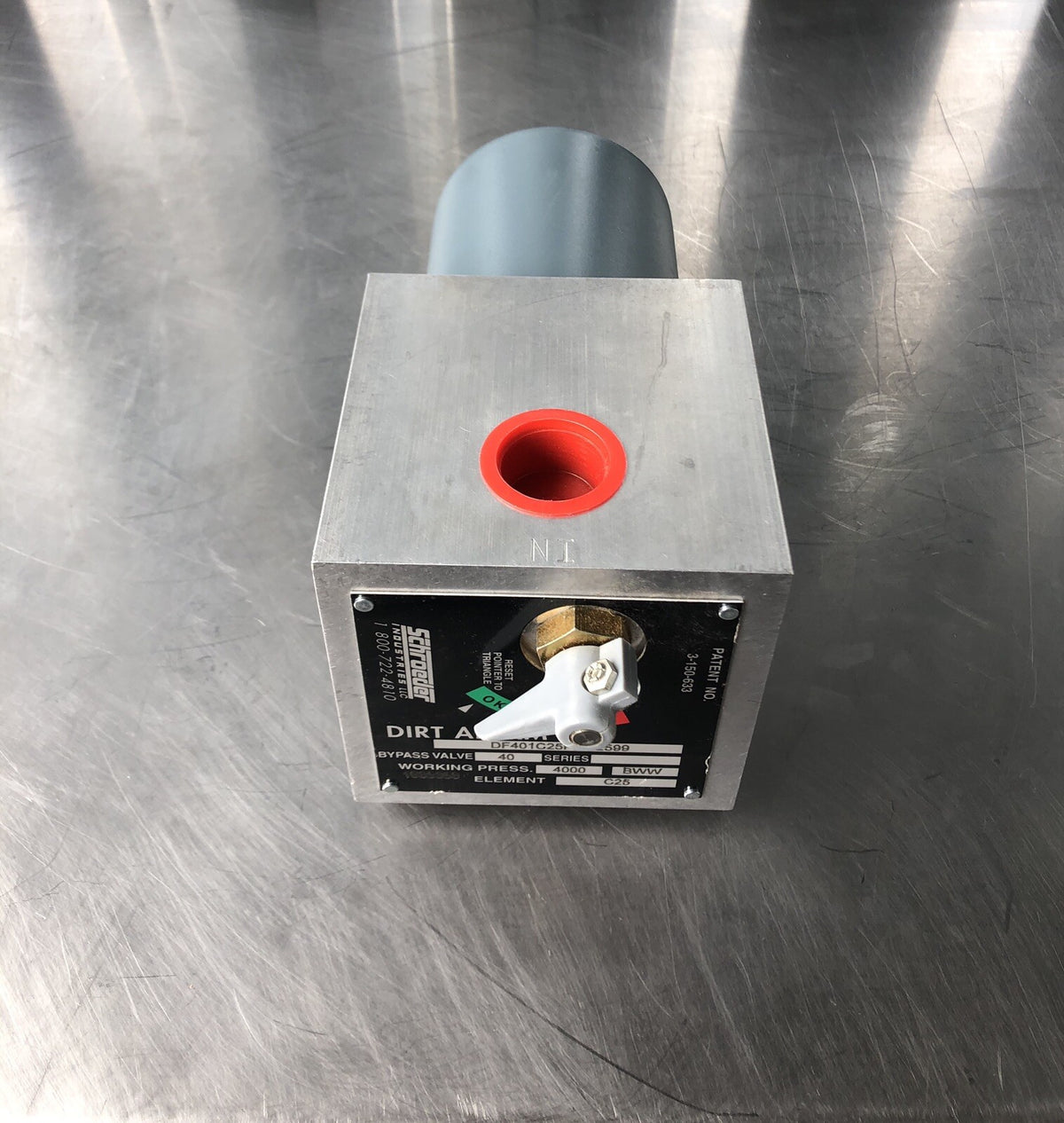 Schroeder DF401C25PDG2599 Dirt Alarm Filter Idicator Assembly NEW IN BOX!!!