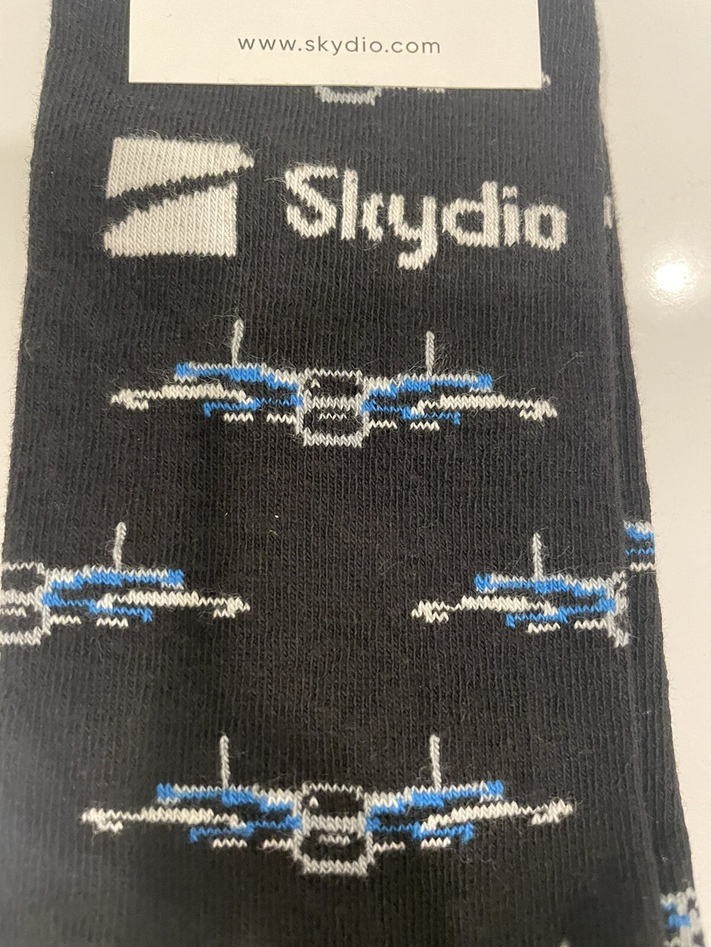 Skydio Socks Drones Black & Grey W/ Blue NEW! FREE SHIPPING!