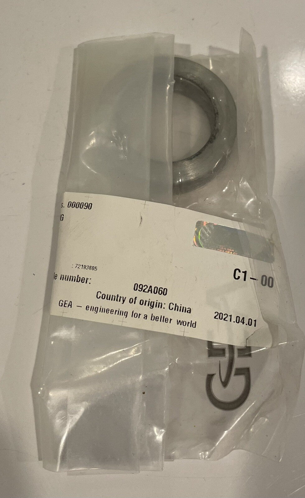 GEA Westfalia 092A060 Spacer ASSY NEW! FREE SHIPPING!