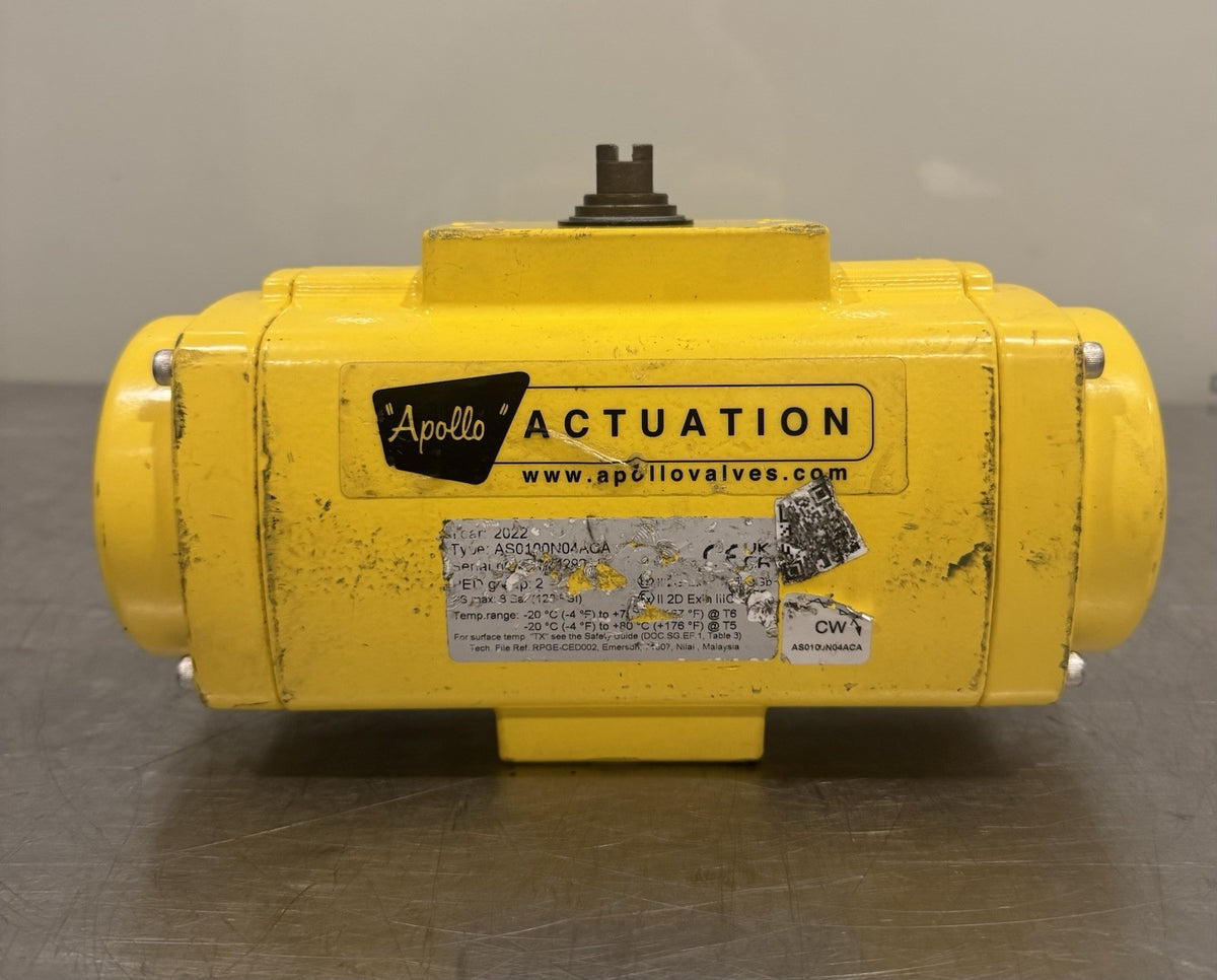 Apollo AS0100N04ACA Rack & Pinion Pneumatic Actuator 1/4 Turn NEW! FREE SHIPPING