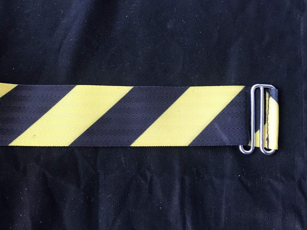 Tensabarrier Belt Sanction Black And Yellow NEVER USED