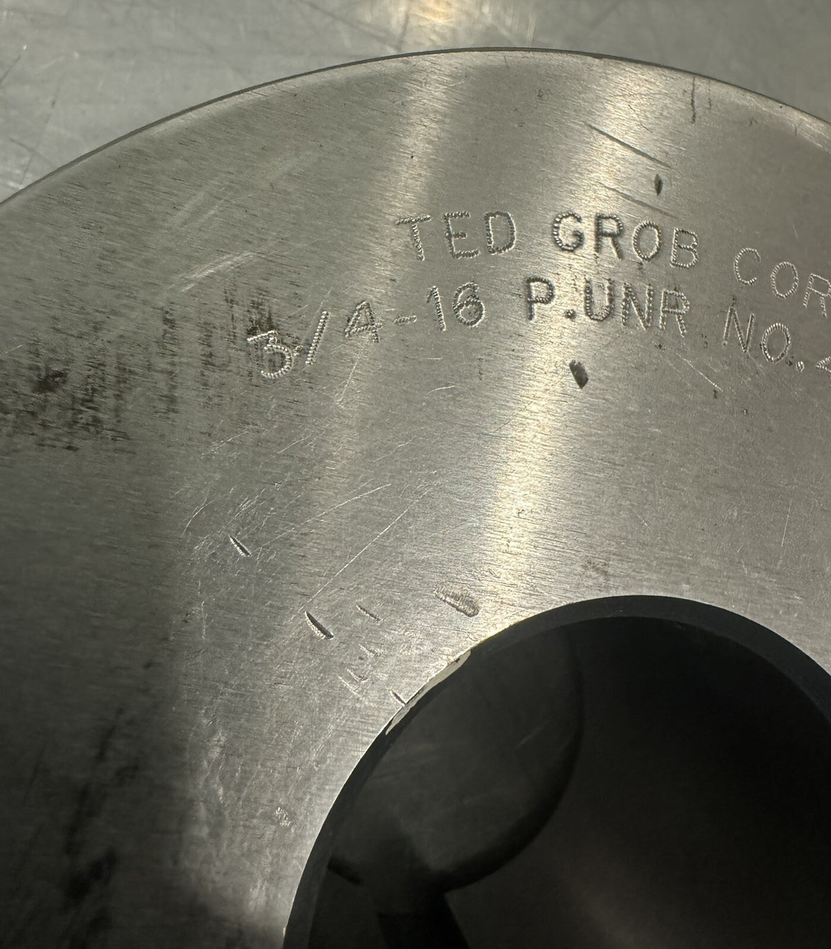 Ted Grob Corp 434-Y Thread Rolling Die 3/19 3/4-16 P.UNR NEW! FREE SHIPPING!